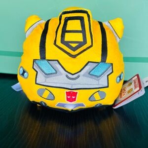TeeTurtle Bumblebee Reversible Plush Transformers Stuffed Animal 6in